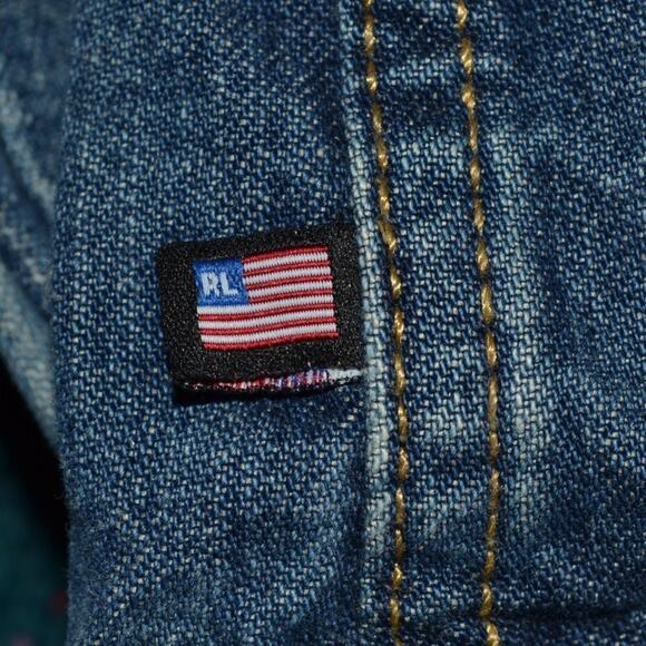 Vintage Polo Jeans Co Ralph Lauren Denim Jean Jacket Size S - Picture 6 of 6
